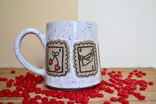 12. Love Letter Mug - Speckled