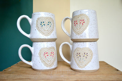 Quilt Floral Mug 4